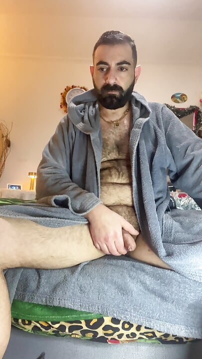 After shower sexy piggy