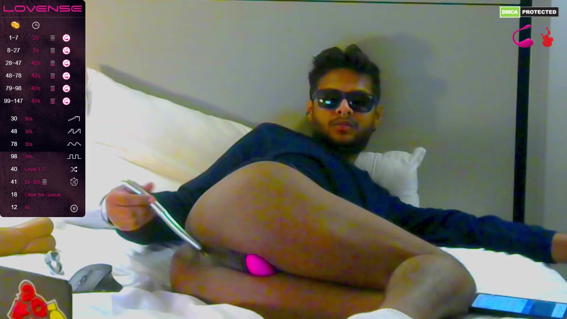 Indian Webcammer Unexplored Aarav Live Ass Fucked With A Metal Rod While Lush Is Still Inside Ass