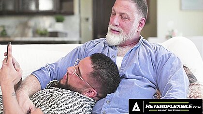Heteroflexible – Bear Dilf Brings Hot Muscle Hunk Home So Bottom Boyfriend Can Top Too! Dp Threesome