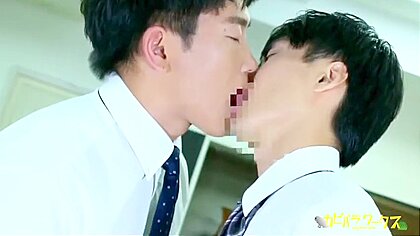 Japanese Handsome Boss Bonks Officer