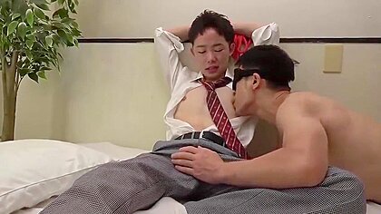 Very Cute Japan Boy With Older Friend